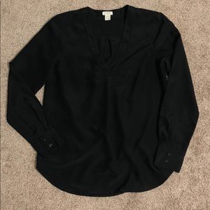 Black Long Sleeve Blouse